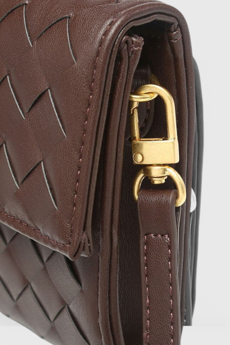 Melanie Clutch con Dettaglio Oro a Nastro