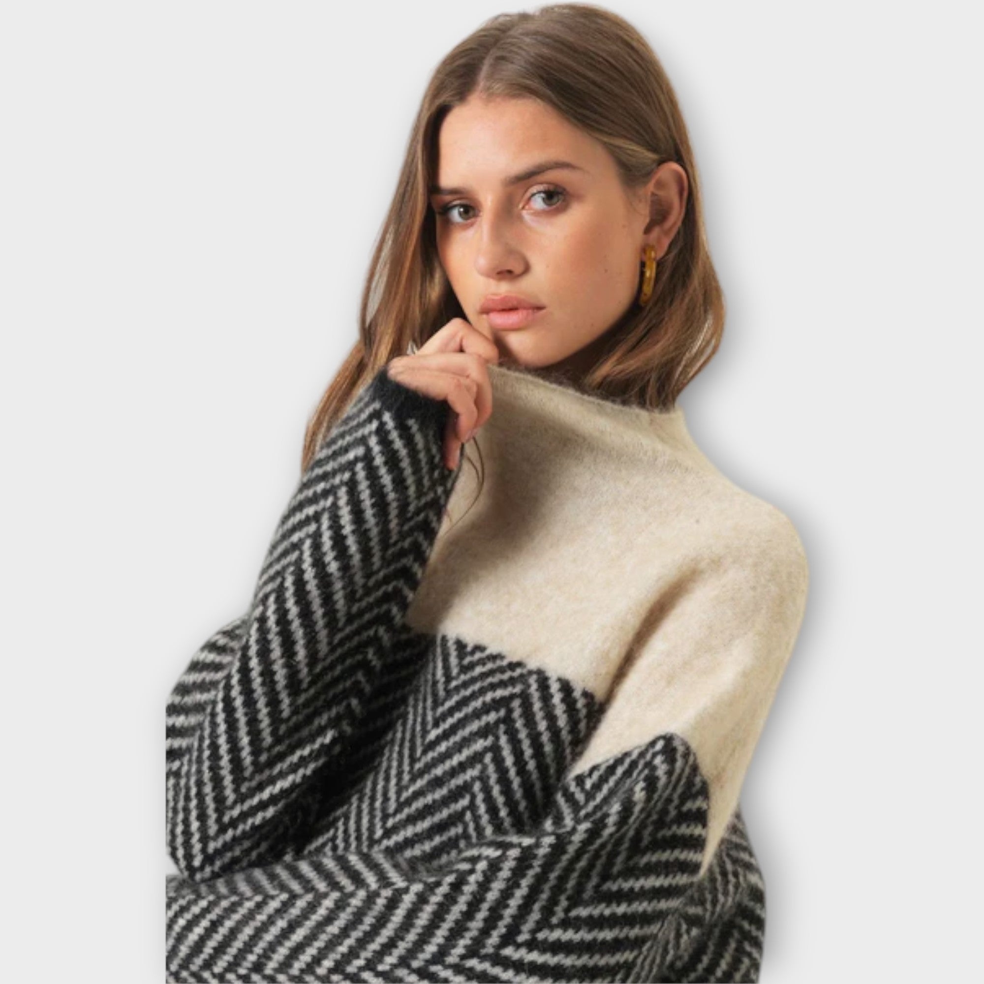 Maeve - Maglione Morbido con Collo Alto