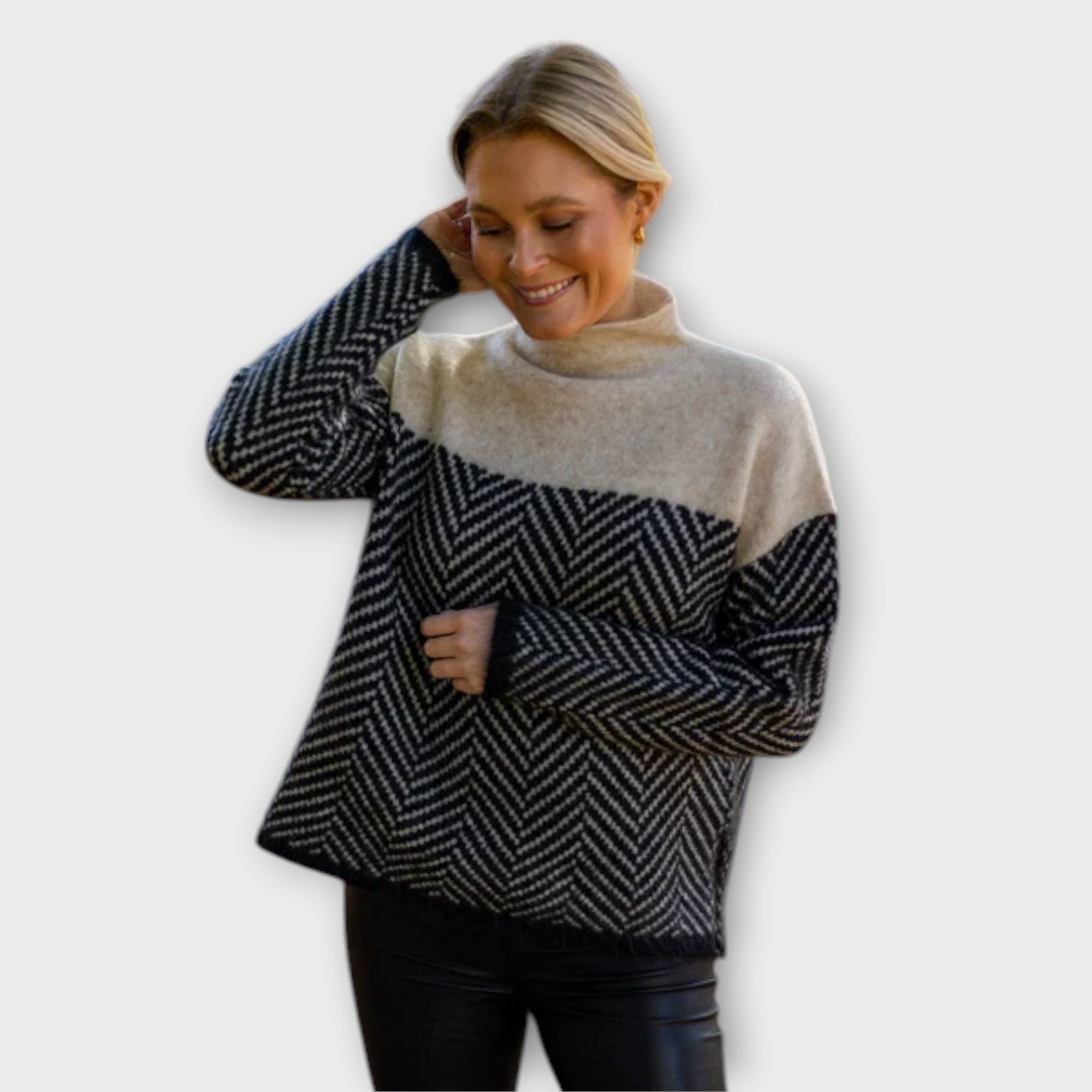 Maeve - Maglione Morbido con Collo Alto