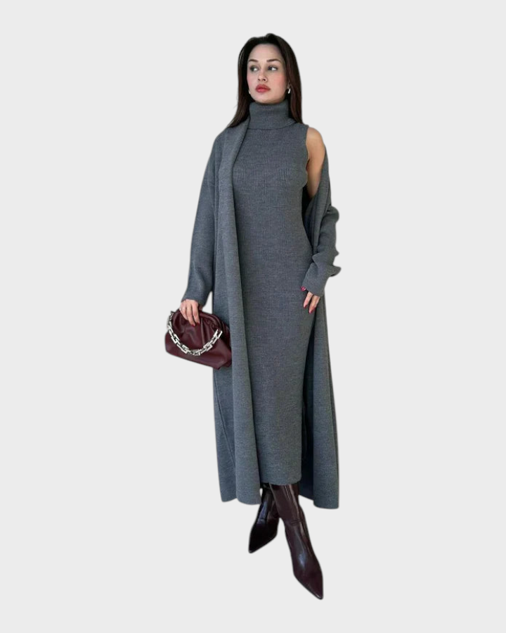 Sabine | Set Invernale Taglio Basso Stile 2 Pezzi