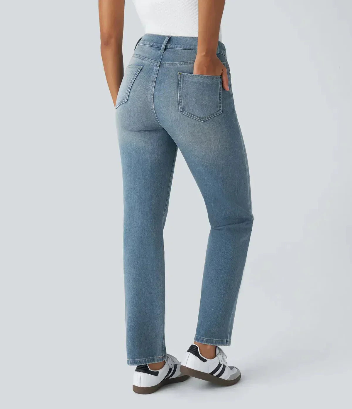Pantaloni Elasticizzati e Comodi con Vita Alta