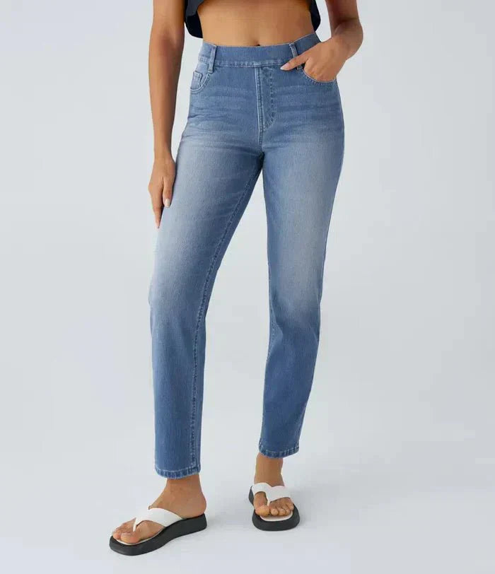 Pantaloni Elasticizzati e Comodi con Vita Alta
