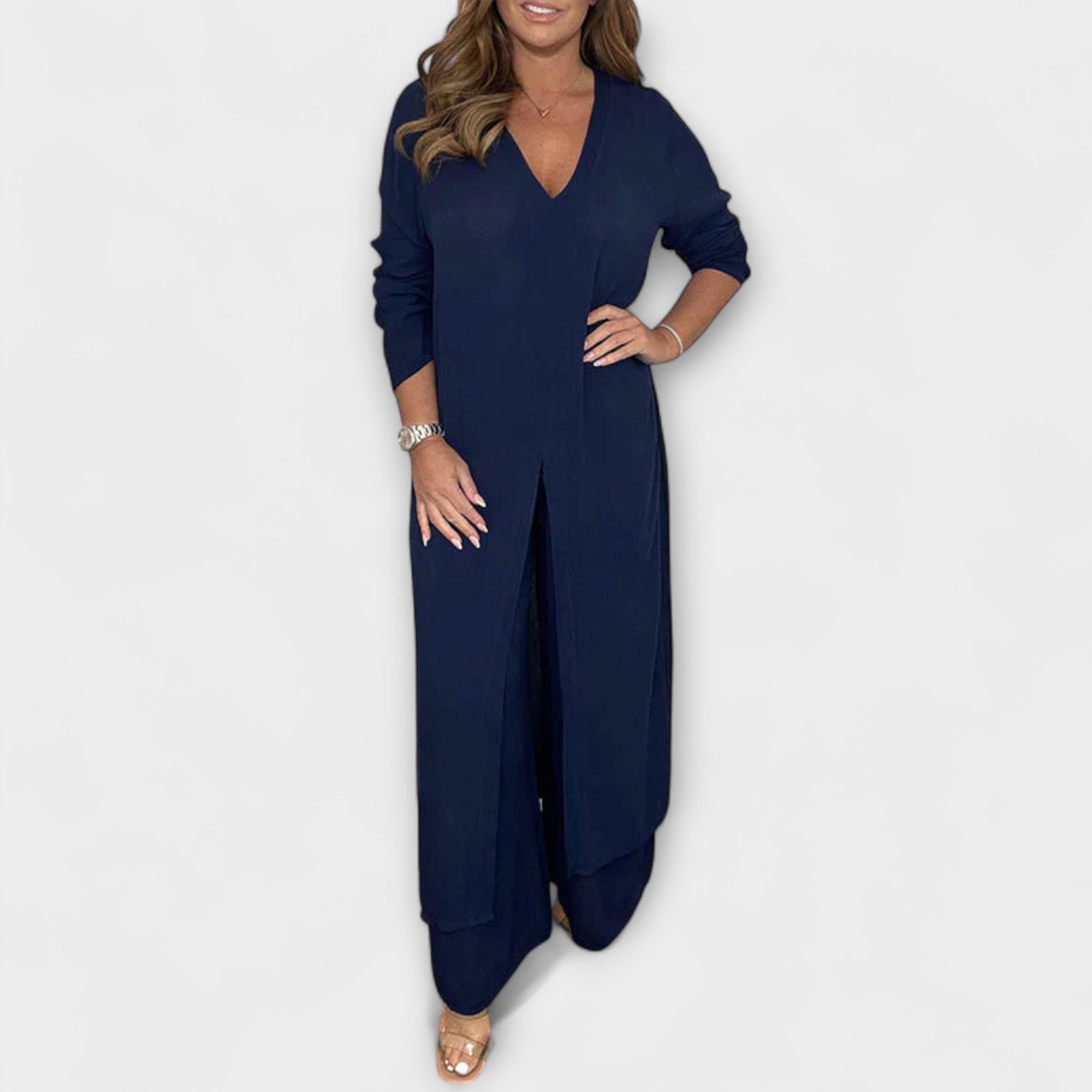 Abbigliamento elegante a tre pezzi per donne