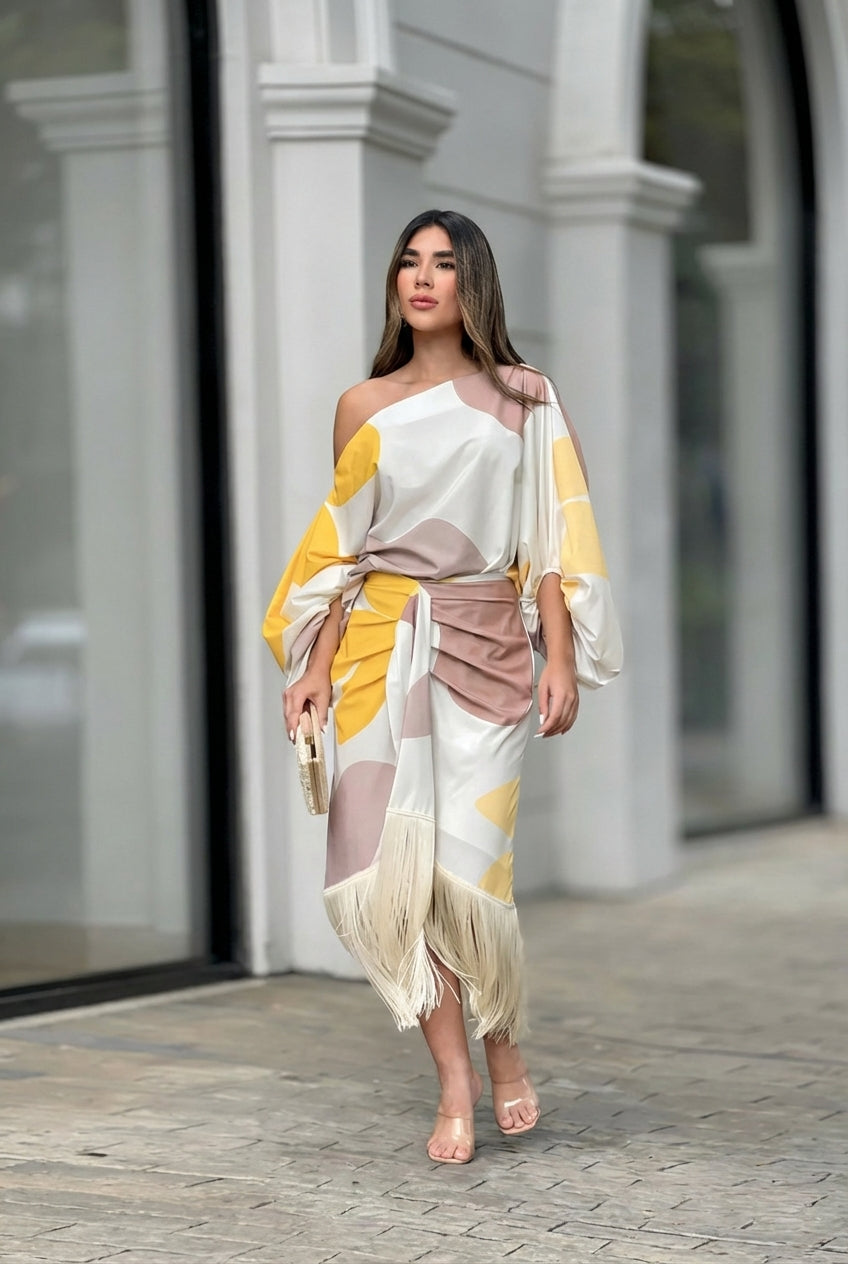 Daniela | Set di Due Pezzi con Frange