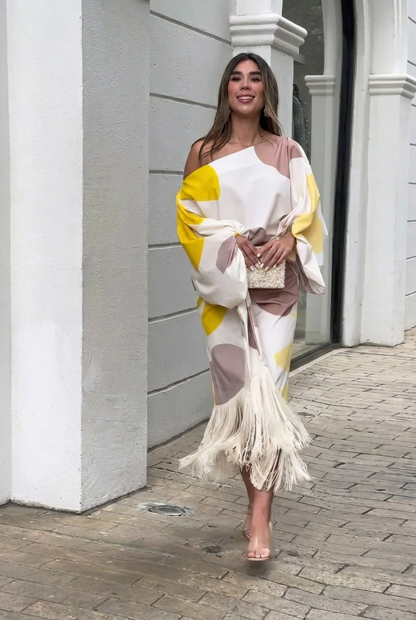 Daniela | Set di Due Pezzi con Frange