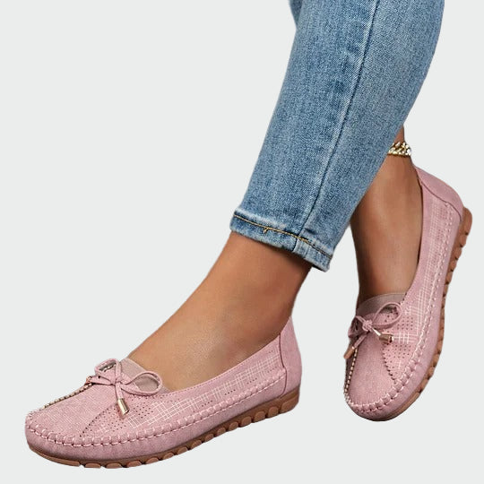Comodi scarpe slip-on con suola ortopedica