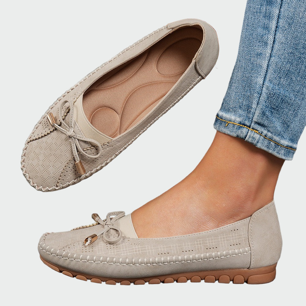 Comodi scarpe slip-on con suola ortopedica