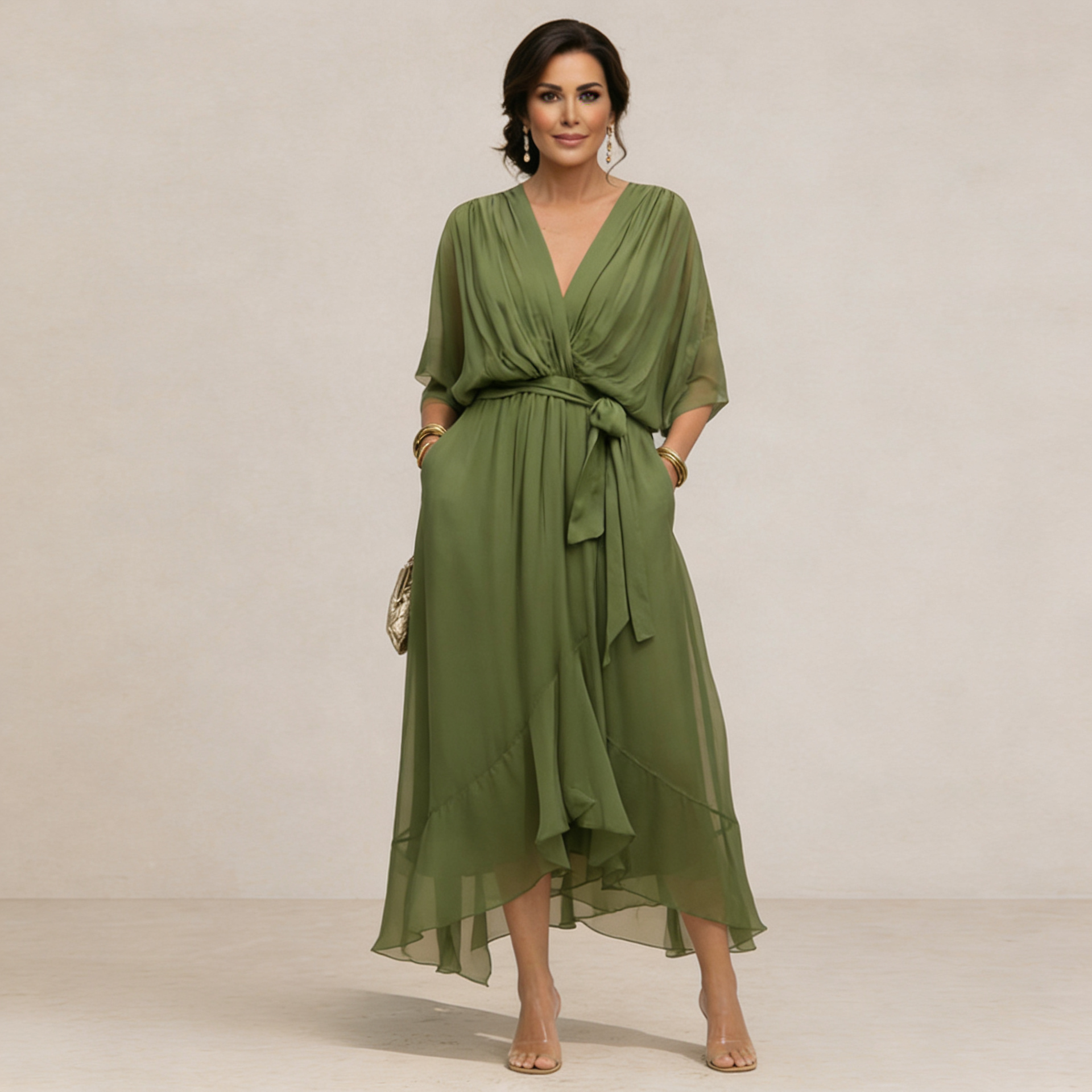 MONICA | Vestito chiffon