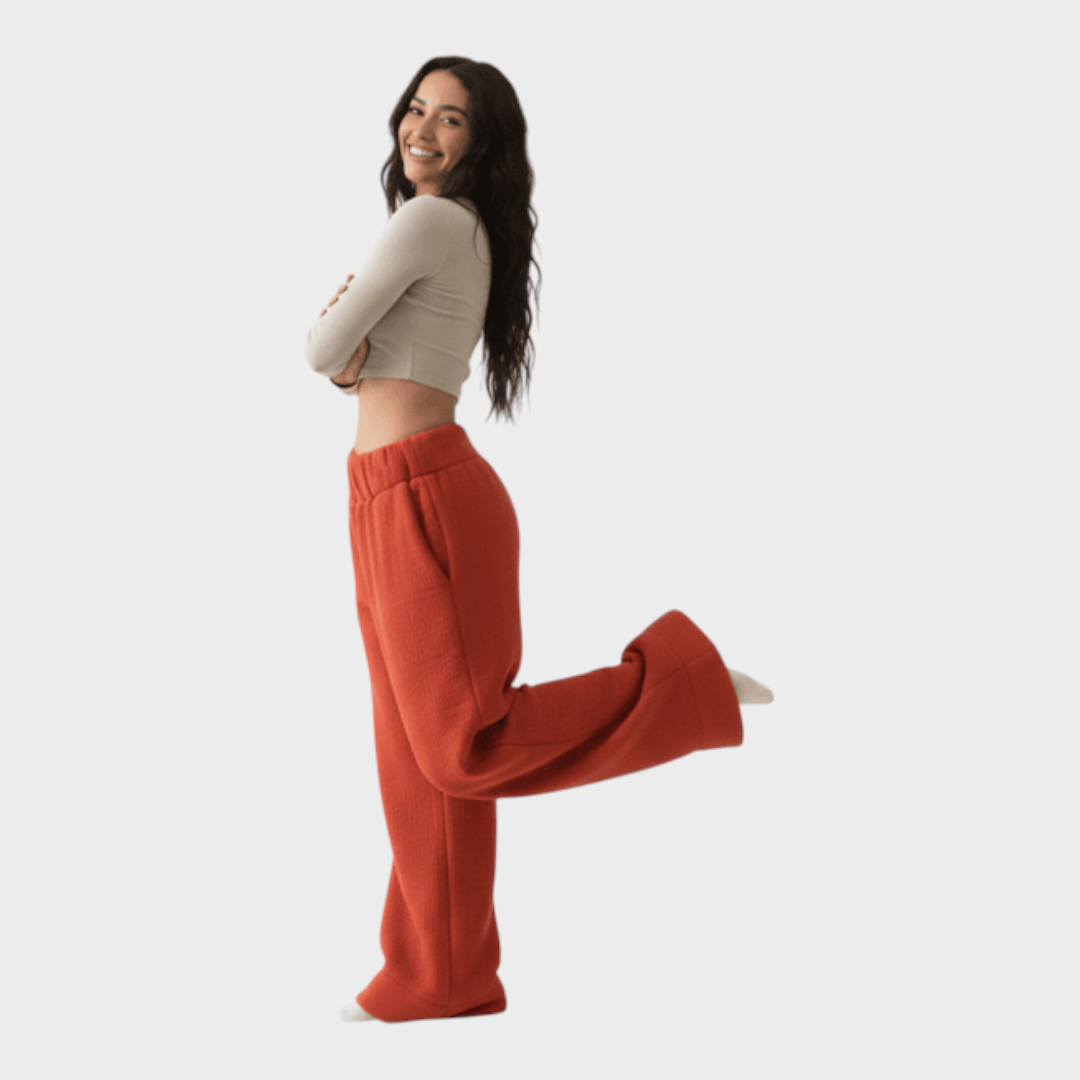 Kaleigh | Pantaloni Coperta Premium con Fodera Sherpa
