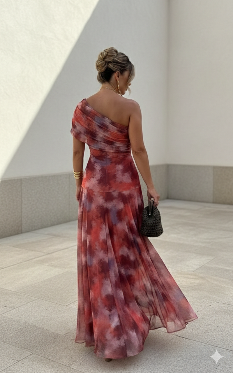 Uma - Abito fluido ampio con design elegante