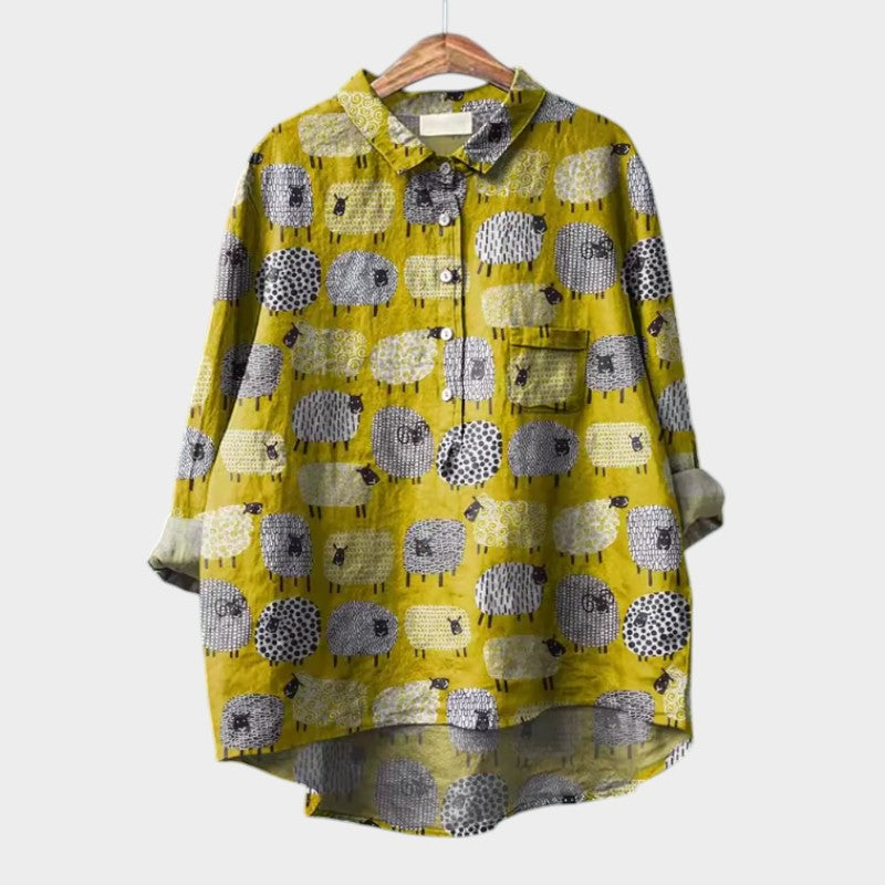 Ganna — Maglietta Premium con Bordo in Pizzo